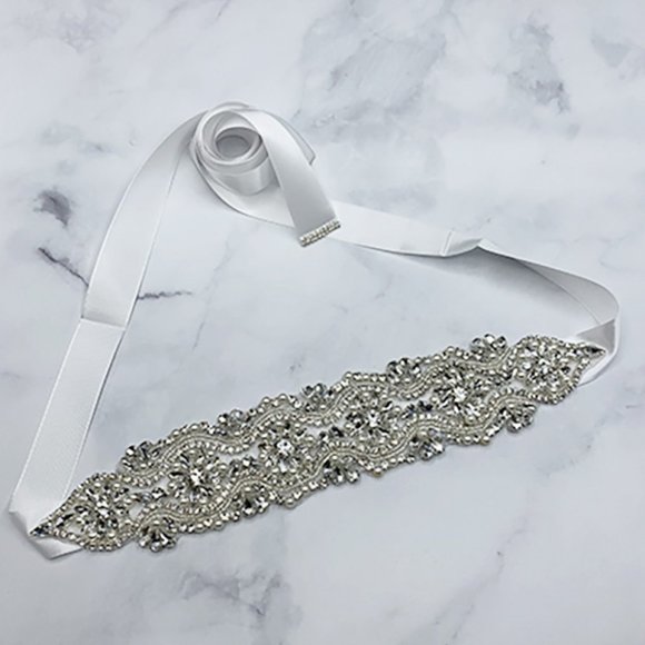 Nox Anabel Accessories - Sparkling Floral Patterned Belt NXMBT20002